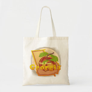 Georgia Peach tote bag