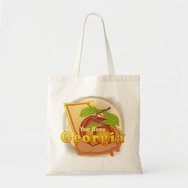 Georgia Peach tote bag (Front)