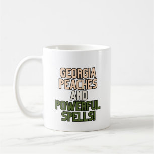Georgia Peaches and Georgia Witches Witchy Humour Coffee Mug