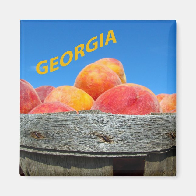 Georgia Peaches Magnet (Front)