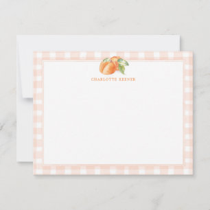 Georgia Peaches Personal Stationery Card