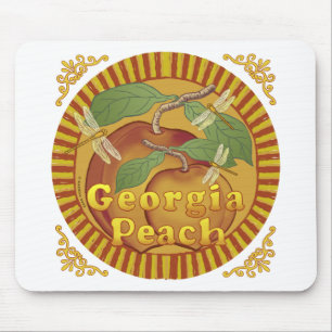Georgia Peaches Rondo Mouse Mat