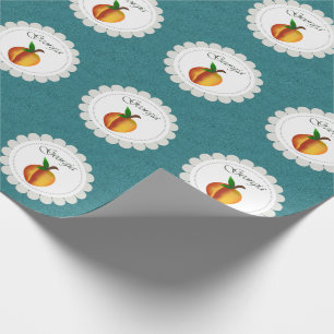 Georgia Peaches Wrapping Paper