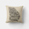 Georgia Pillow - Handlettered Design