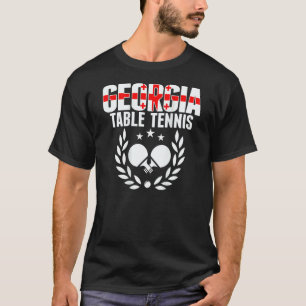 Georgia Ping Pong     Georgian Table Tennis Suppor T-Shirt
