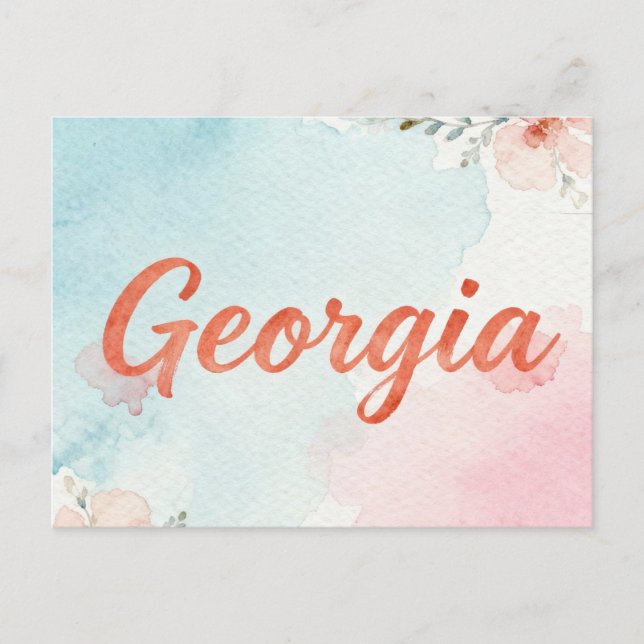 Georgia Postcard (Front)