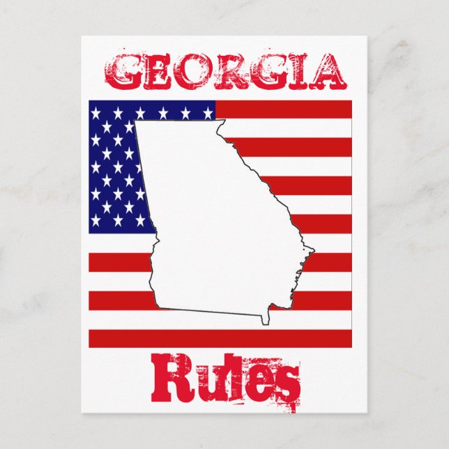 GEORGIA  POSTCARD (Front)