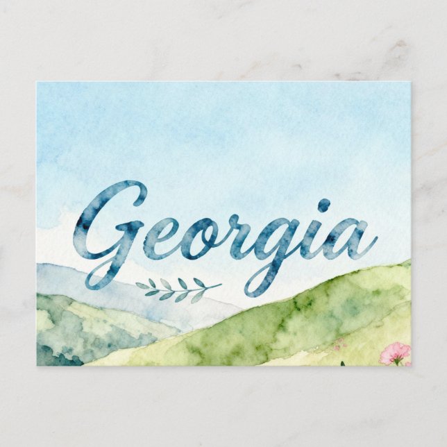 Georgia Postcard (Front)