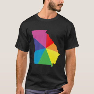 georgia pride. angled. T-Shirt