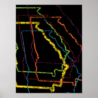 georgia pride blur poster