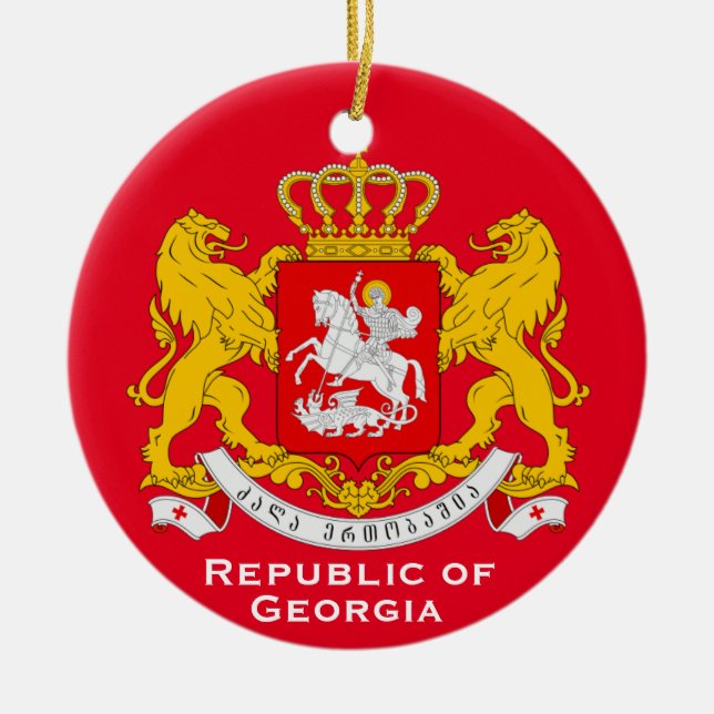 Georgia Republic* Christmas Ornament (Front)