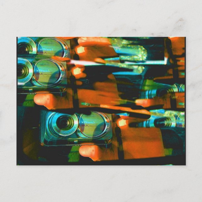 georgia rythmn (photoshot from car mirror) postcard (Front)