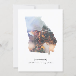 Georgia Save the Date Photo Card