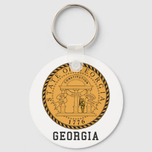 Georgia Seal Key Ring