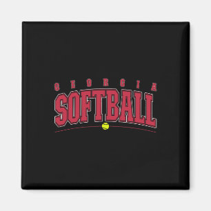 Georgia Softll Vintage Retro Design Magnet