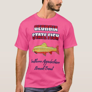 Georgia State Cold Water Game Fish Southern Appala T-Shirt