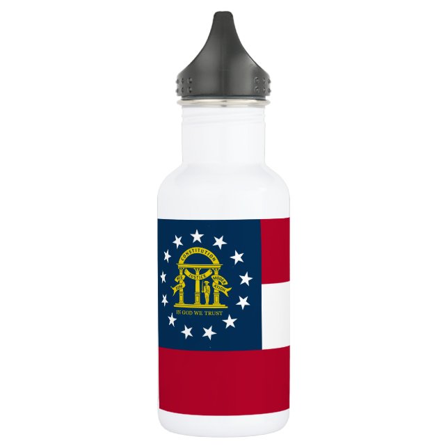 Georgia State Flag 532 Ml Water Bottle (Left)