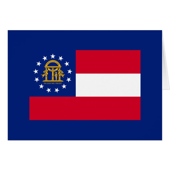 Georgia State Flag Design (Front Horizontal)
