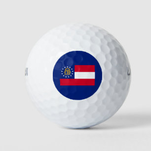 Georgia State Flag Design Golf Balls
