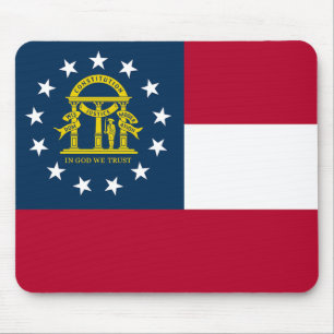 Georgia State Flag Mouse Mat