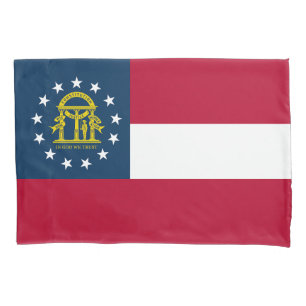 Georgia State Flag Pillowcase