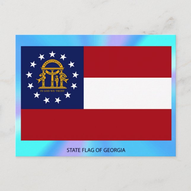 Georgia State Flag Postcard (Front)