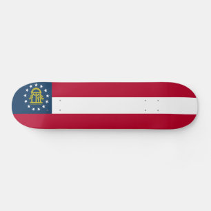 Georgia State Flag Skateboard