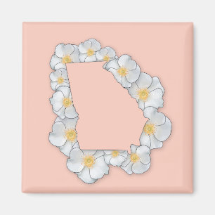 Georgia State Flower Magnet