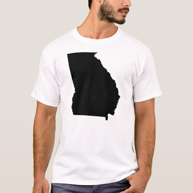 Georgia State Outline T-Shirt (Front)