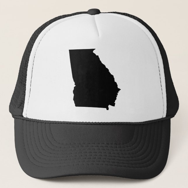 Georgia State Outline Trucker Hat (Front)