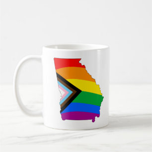 Georgia State Pride LGBTQ Progress Pride Coffee Mug