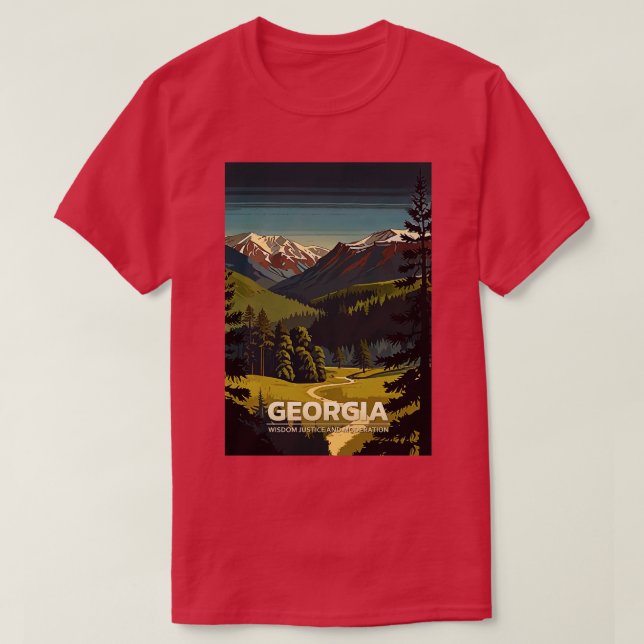 Georgia State Travel TShirt 3 (Design Front)