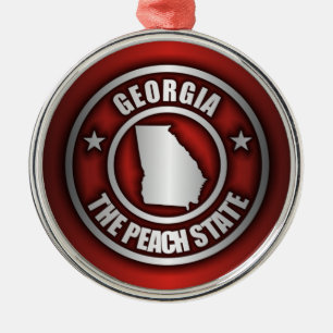 "Georgia Steel" Ornaments (Red)