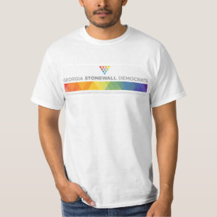 Georgia Stonewall Democrats value t T-Shirt