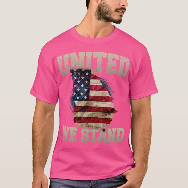 Georgia Strong United USA Awesome Design Gift Amer T-Shirt (Front)