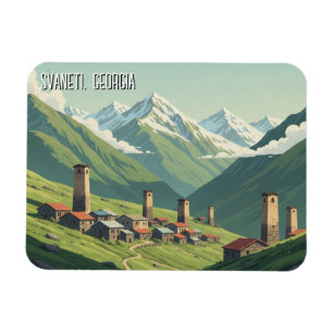 Georgia Svaneti Travel Magnet