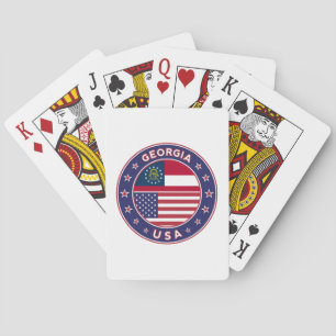Georgia t-shirt, Georgia sticker, Playing Cards