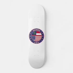 Georgia t-shirt, Georgia sticker, Skateboard