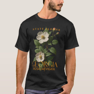 Georgia Territory Flower The Rosa laevigata T-Shirt