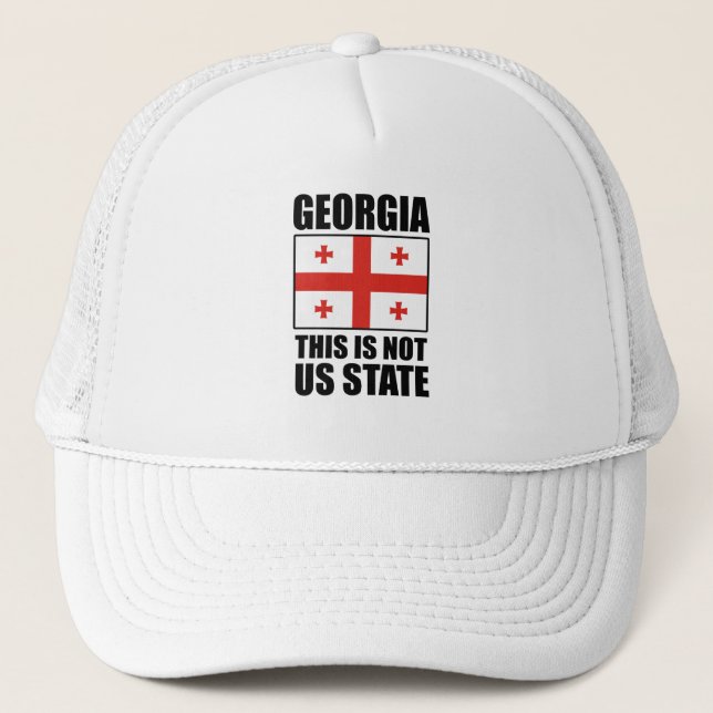 Georgia this is not US state Trucker Hat (Front)