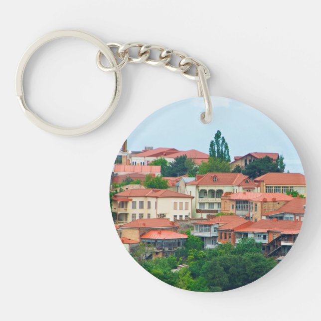 Georgia Town Landscape Key Ring (Front)