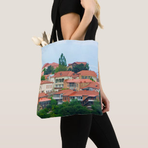 Georgia Town Landscape Tote Bag