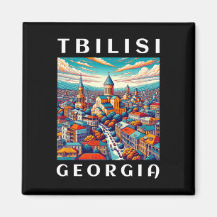Georgia Trip And Tbilisi  Magnet