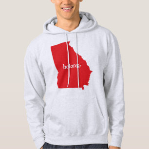 Georgia US State Map Belong Hoodie