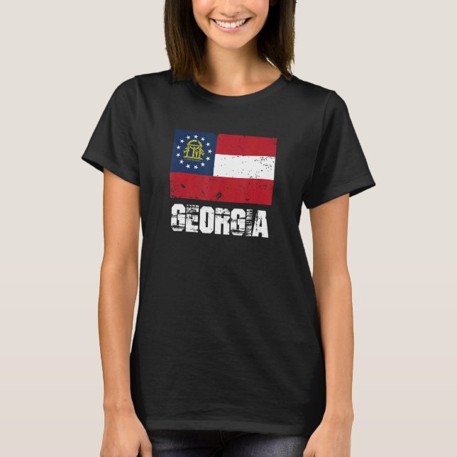 Georgia US States America USA North America Women  T-Shirt (Front)