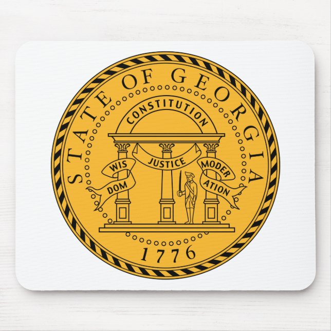Georgia, USA Mouse Mat (Front)
