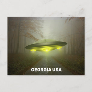 GEORGIA USA SPACESHIP UFO ART Postcards