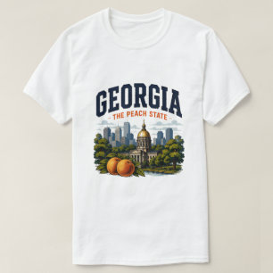Georgia  USA The Peach State  T-Shirt