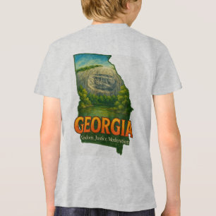 Georgia   Vibrant State Pride T-Shirt Tri-Blend Shirt