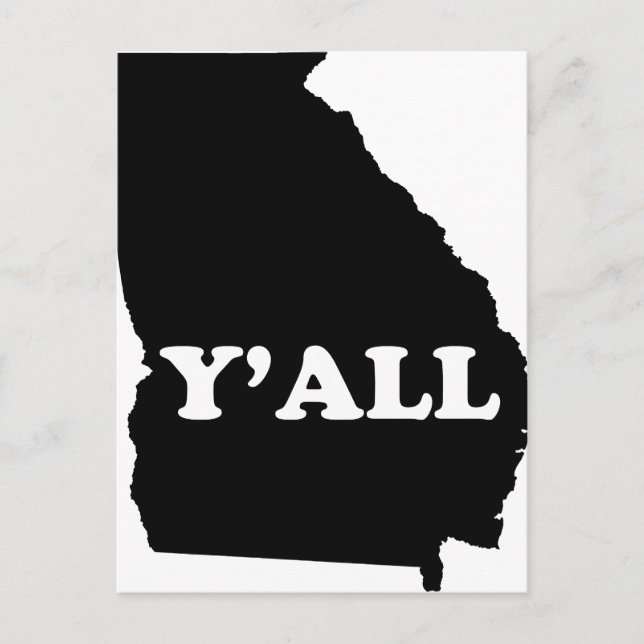 Georgia Yall Postcard (Front)